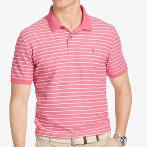 2/$30 Izod Performance UPF 15+ Advantage Striped Polo